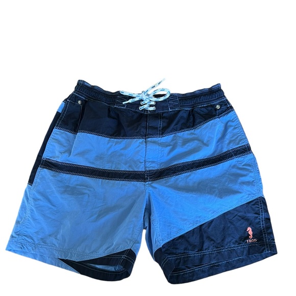 IZOD men’s swim shorts‎ Navy & Blue size medium - Picture 1 of 7